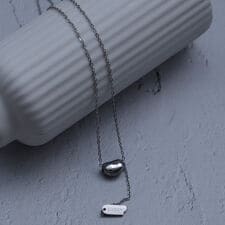 英字プレートネックレス（LUCKY）【aroco/アロコ】