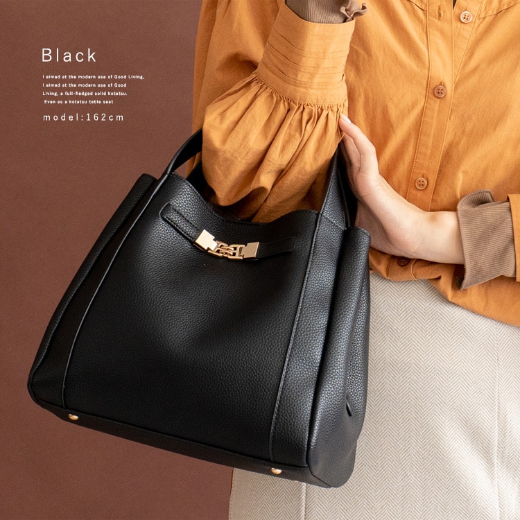 本革3ルーム2wayハンドバッグ【Depral/デプラル】 | ヴィータ