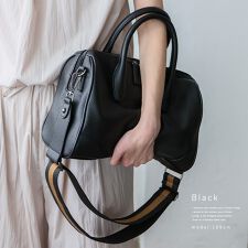 ストライプショルダー2wayミニボストンバッグ【aroco/アロコ】