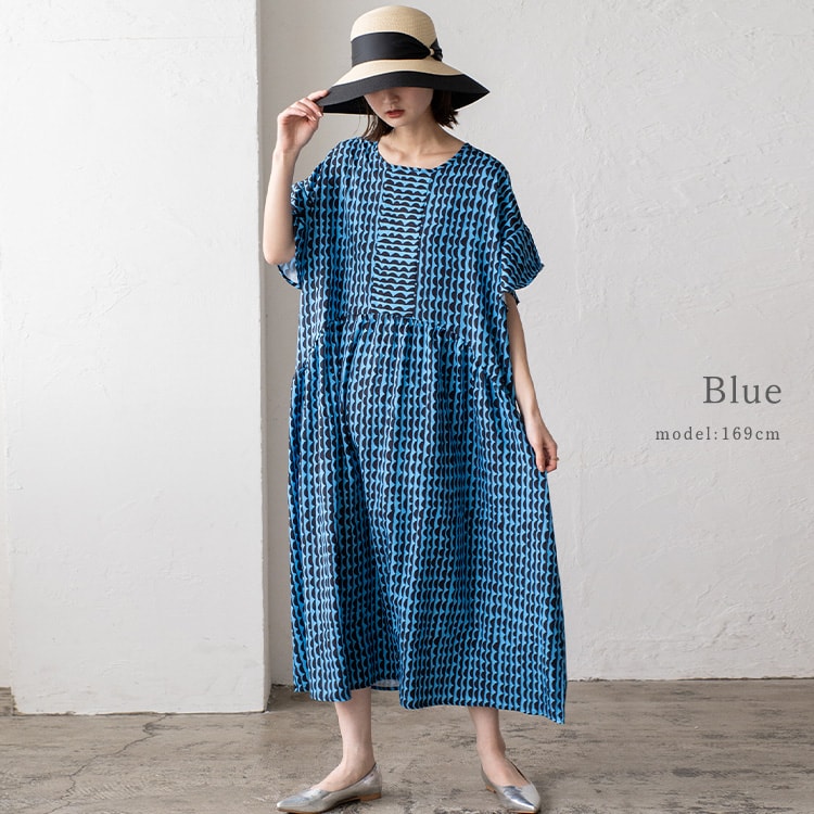 ペイズリー柄ロングワンピース【aroco/アロコ】 | ヴィータ