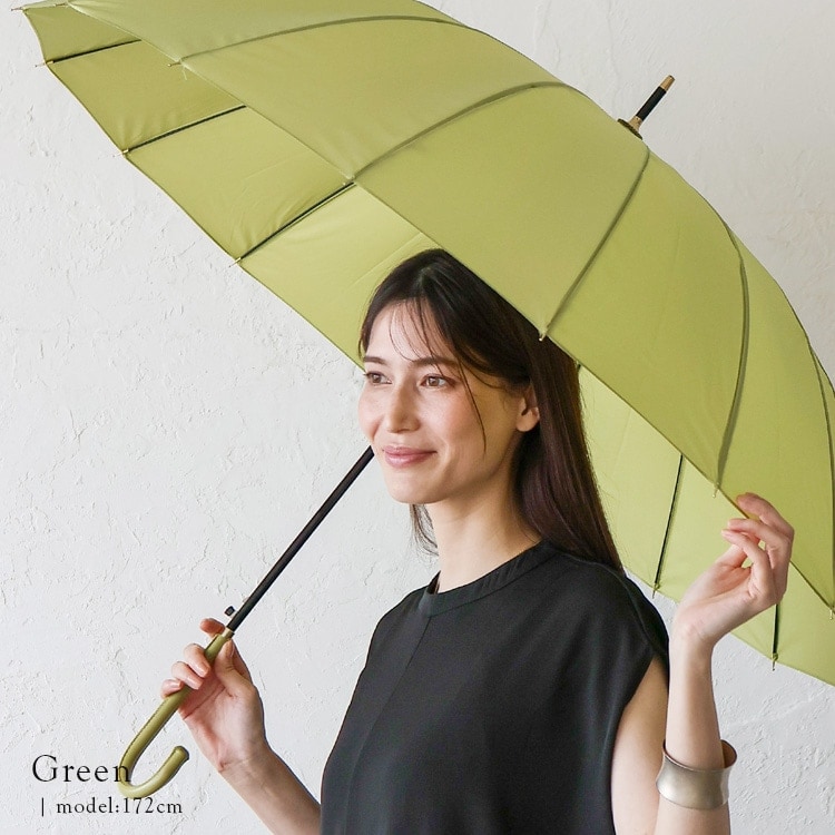 ゲラルディーニ❤️GHERARDINI 傘　長傘　雨傘　耐風傘　新品未使用品 GHERARDINI（ゲラルディーニ）】 耐風ジャンプ式雨傘（長傘）ALL