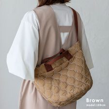 キルティング2wayトートバッグ【aroco/アロコ】