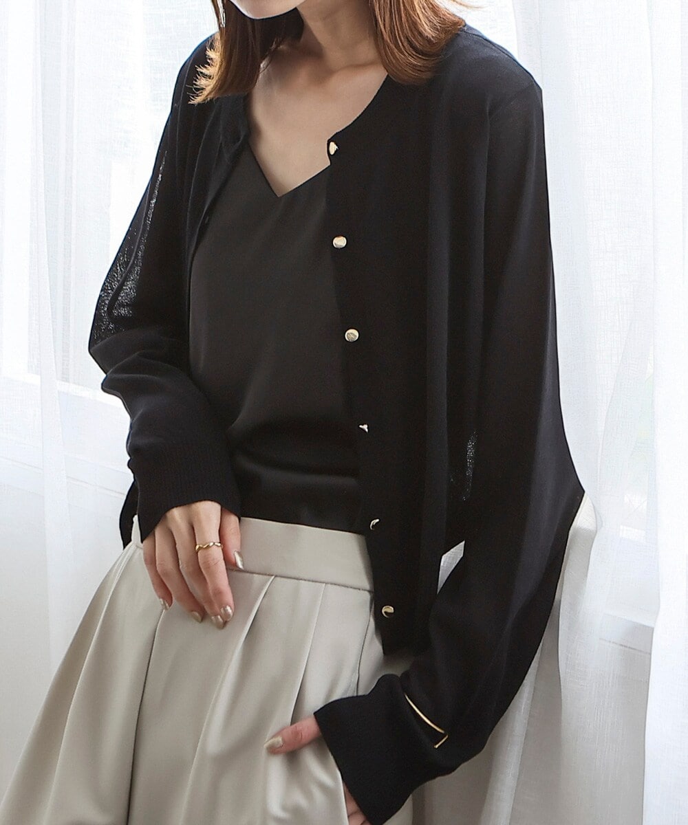接触冷感シアーカーディガン【aroco/アロコ】 | ヴィータフェリーチェ