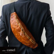 ヴィータフェリーチェ(VitaFelice)のヴィンテージレザー2WAYボディバッグ【aroco/アロコ】