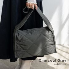 キルティングナイロンワンショルダーバッグ【aroco/アロコ】