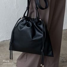 2way 巾着ショルダーバッグ【aroco/アロコ】