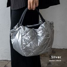 キルティング3収納ハンドバッグ【aroco/アロコ】