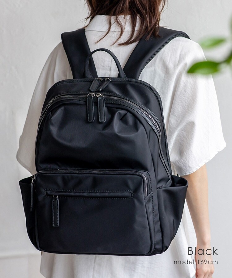 A4サイズ収納可》ナイロンポケットバックパック 新品未使用JEANASIS 