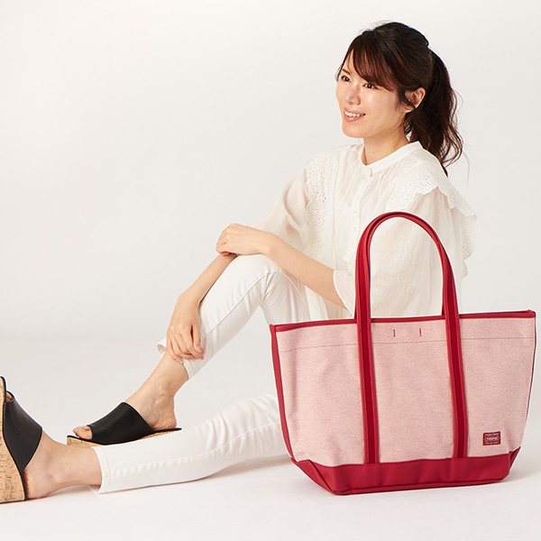 ポーター ボーイフレンドトート シャンブレー トートバッグ(L) 877