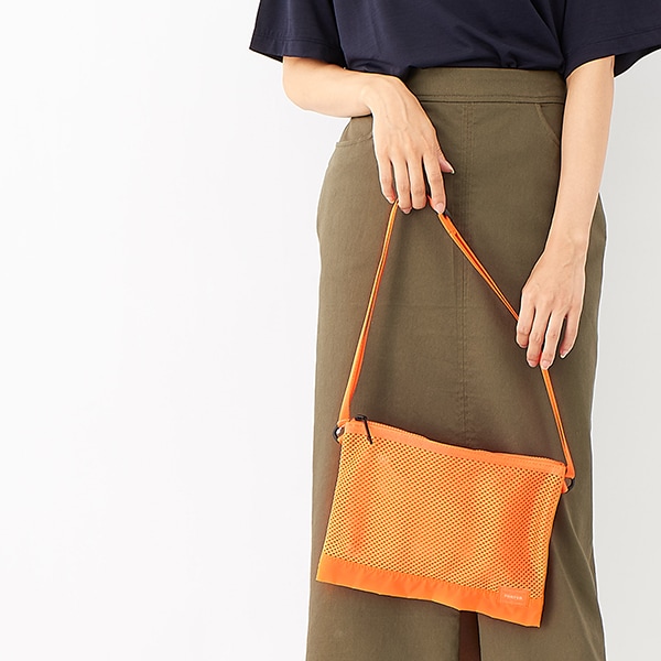 『porter』ポーター レザー キャンバス メッセンジャー ショルダーバッグ PORTER ポーター 本革 オールレザー ショルダーバッグ