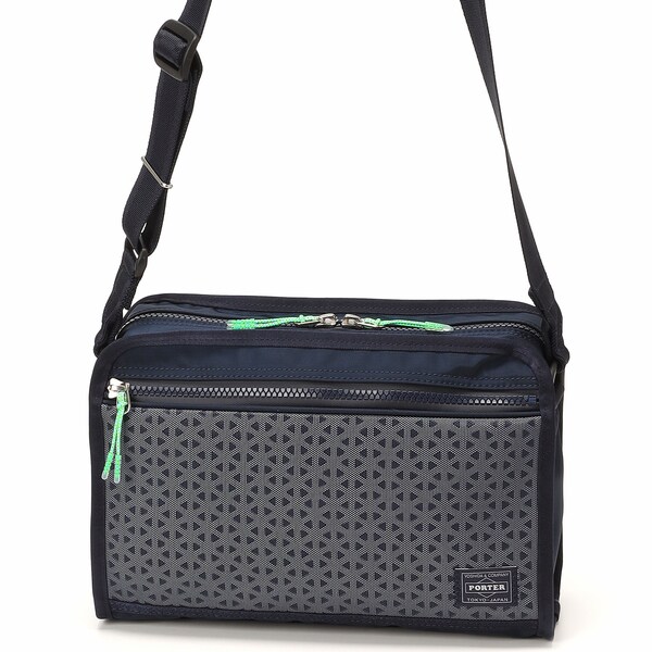 レア PORTER HEXARIA バックパック 美品 PORTER HEXARIA(ポーターヘキサリア) ブラック ショルダーバッグ