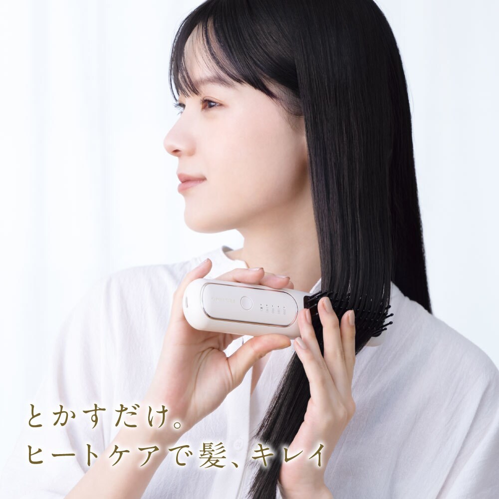 FESTINO 充電式スタイリングヒーターブラシ ヘアアイロン SMHB-049 充電式 スタイリング ヒーターブラシ| FESTINO フェスティノ