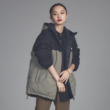 展開店舗限定】【GERRY別注】リバーシブルフードブルゾン | ノミネ 