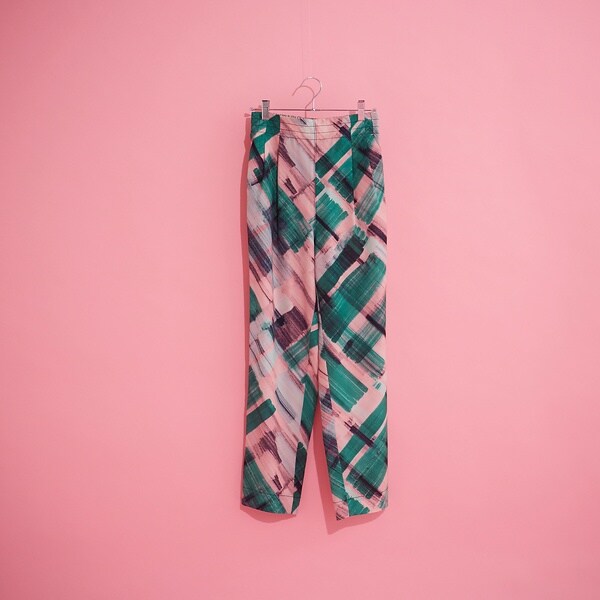 NOMINE ワイドパンツ 新品タグ付き サイドライン タック ワイド ハイウエスト デニムパンツ | ノミネ