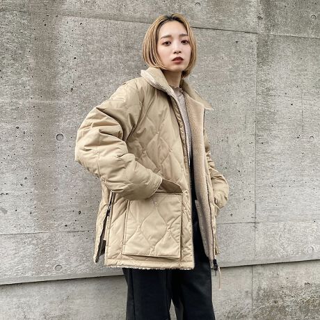 TAIONミリタリーリバーシブルバルカラーダウンJK | ノミネ(NOMINE  