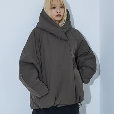 中綿 ボリューム フード ブルゾン