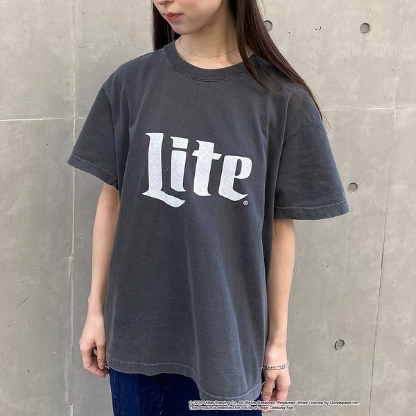 GOOD ROCK SPEED】Miller LITE ロゴ マーク 半袖 Tシャツ