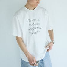 【ユニセックス】刺繍 ロゴ Tシャツ
