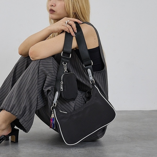 cheek】square shoulder スクエア ショルダーバッグ | ノミネ(NOMINE
