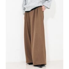 【セットアップ】タックワイドパンツ