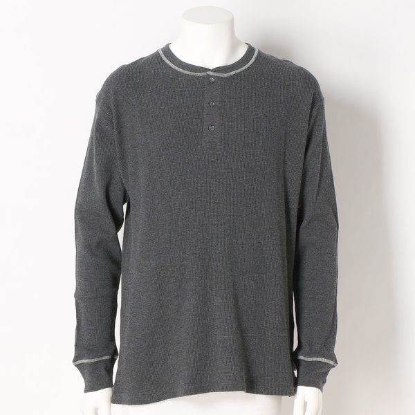 コムサホームウェア ワッフル無地 綿ヘンリーネック長袖 | コムサ