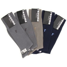 レノマパリス ビジネスソックス5足組 ワンポイント刺繍