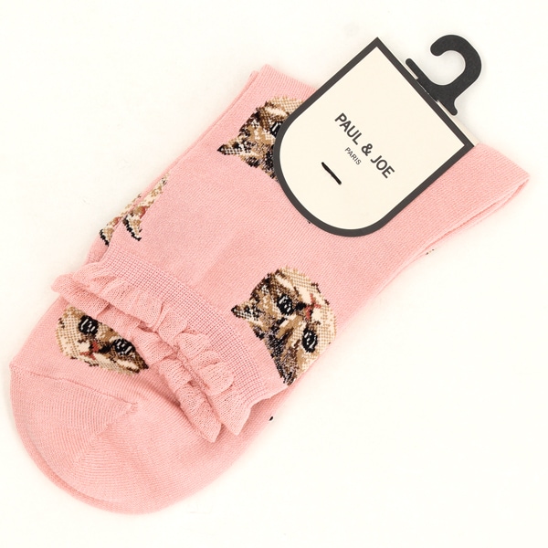 PAUL＆JOE ロークルーソックス ヌネットフェイス総柄