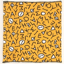 【1/1000HARAMAKI】リブ腹巻　ＬＥＴＴＥＲ