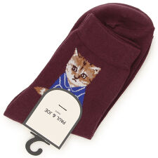 ポール＆ジョー パリス(PAUL&JOE PARIS)のポール＆ジョー ロークルーソックス お座りヌネットサイド柄