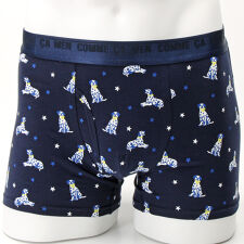 コムサ・メン(COMME CA MEN)のコムサメン ドッグ柄ボクサーブリーフ（前開き）