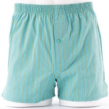 コムサメン トライプ柄ストレッチトランクス