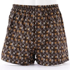 コムサメン Ｃ幾何学柄トランクス