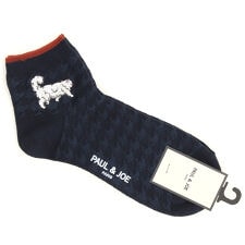 ポール＆ジョー パリス(PAUL&JOE PARIS)のポール ＆ ジョー アンクルソックス リンクス千鳥柄ジプシー刺繍