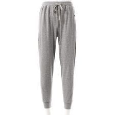 コムサメン ホームウェア ロングパンツ針抜きストライプ無地