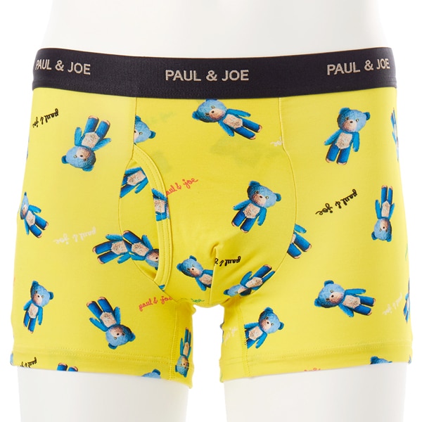 ポール＆ジョー ブルーベア柄プリント ボクサーパンツ