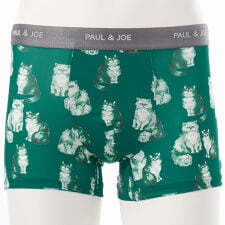 ポール＆ジョー お座りネコ柄昇華プリント ボクサーパンツ