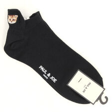 ポール ＆ ジョー  ヌネットかかと刺繍 アンクル丈ソックス