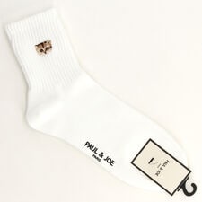 ポール ＆ ジョー  アメリブヌネット刺繍 ミドル丈ソックス