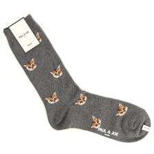 ポール ＆ ジョー  ヌネットフェイス総柄 クルー丈ソックス