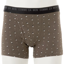 コムサ・メン ダイヤドット柄 ボクサーブリーフ（前開き）