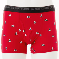 コムサ・メン パンダ柄プリント ボクサーブリーフ（前開き）