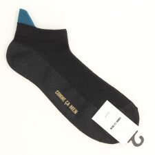 コムサメン 足底紙糸 踵ベロメッシュ無地 アンクル丈ソックス