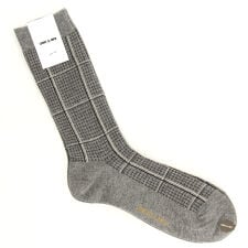 コムサメン 鹿の子風メッシュ クルー丈ソックス