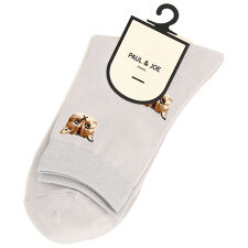 ポール ＆ ジョー ヌネットフェイス総柄 ロークル丈ソックス