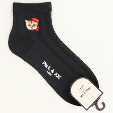 ポール ＆ ジョー パリヌネット刺繍 アンクル丈ソックス