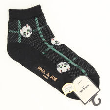 ポール ＆ ジョー メッシュジプシーチェック アンクル丈ソックス