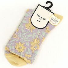 ポール ＆ ジョー フロート花柄 ロークル丈ソックス