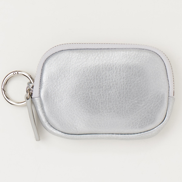 [}C]LEATHER ROUND SQUARE POUCH / M/JVFGiCACHELLIEj Vo[