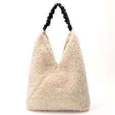 GATHER HANDLE ECO FUR TOTE