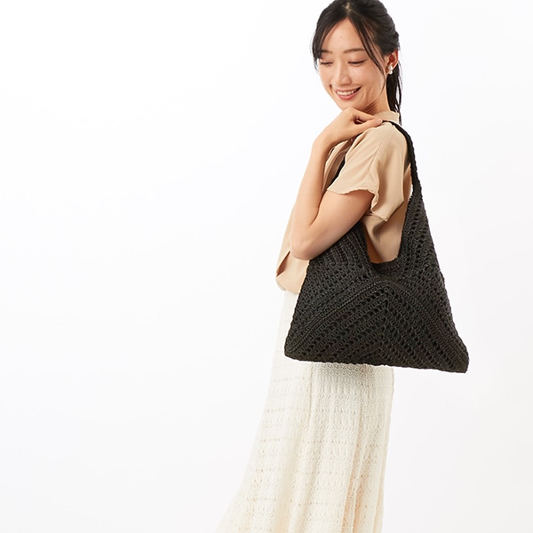 カシェリエ KNIT TRIANGLE TOTE
